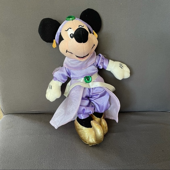 DISNEY MINNIE MOUSE JASMINE ALADDIN PRINCESS 8" BEAN BAG PLUSH BEANIE DOLL TOY - Picture 5 of 9